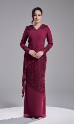 KAREETA DRESS - DARK FUSCHIA KAREETA DRESS - DARK FUSCHIA