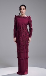 ROZELLE DRESS - DARK FUSCHIA ROZELLE DRESS - DARK FUSCHIA