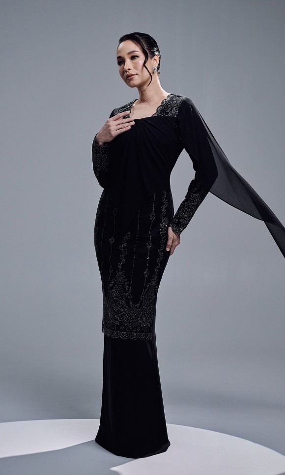 AURORA DRESS - BLACK AURORA DRESS - BLACK