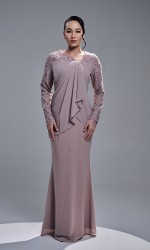 EYANIS DRESS - PALE MAUVE EYANIS DRESS - PALE MAUVE
