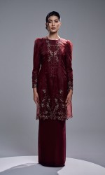 TIARA DRESS - MAROON TIARA DRESS - MAROON