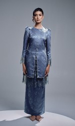 ELVARIN KURUNG - ASH BLUE ELVARIN KURUNG - ASH BLUE