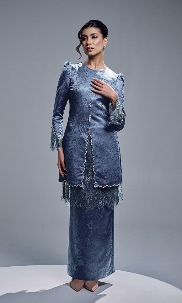ELVARIN KURUNG - ASH BLUE ELVARIN KURUNG - ASH BLUE
