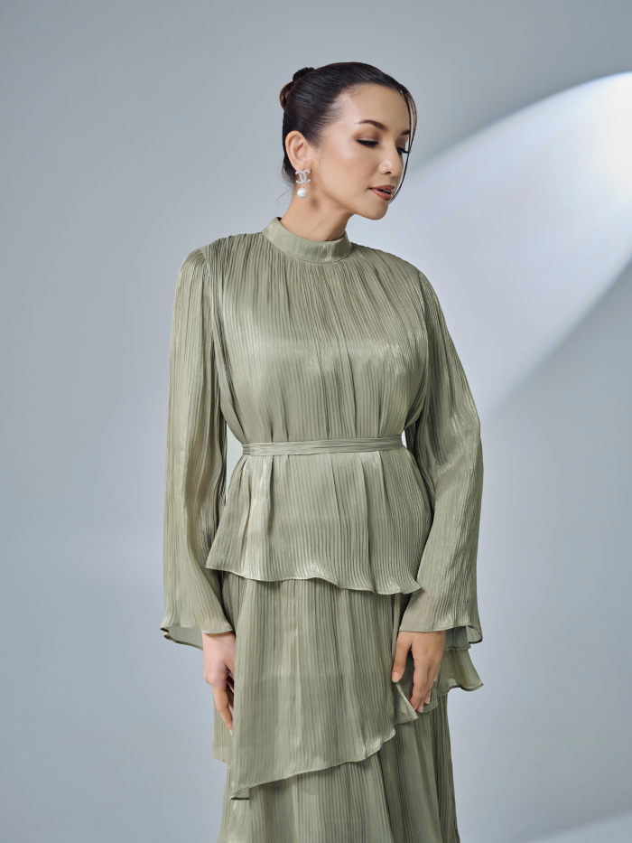 SERENE DRESS - DUSTY OLIVE