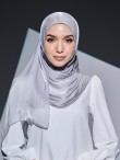 VIORA SHIMMER SHAWL -  LIGHT GRAY