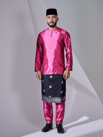 KAUFMAN BAJU MELAYU - FUCHSIA