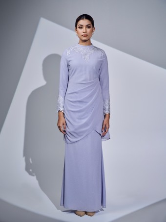 ESREETA KURUNG 2.0 - DUSTY BLUE