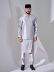 KAUFMAN BAJU MELAYU - SILVER GRAY