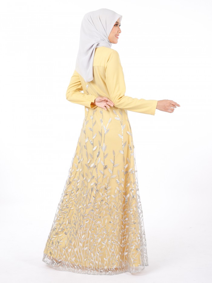 AIREENA JUBAH 2.0 - YELLOW MELLOW