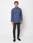 AUFMAN KURTA ZIP - INFINITY BLUE