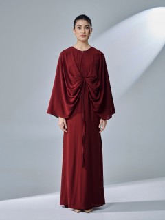 ESKA DRESS - MAROON