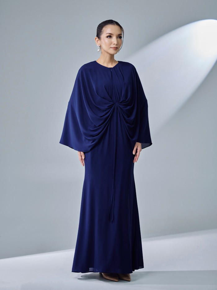 ESKA DRESS - NAVY