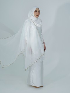 LOWELLE SELENDANG - OFF WHITE