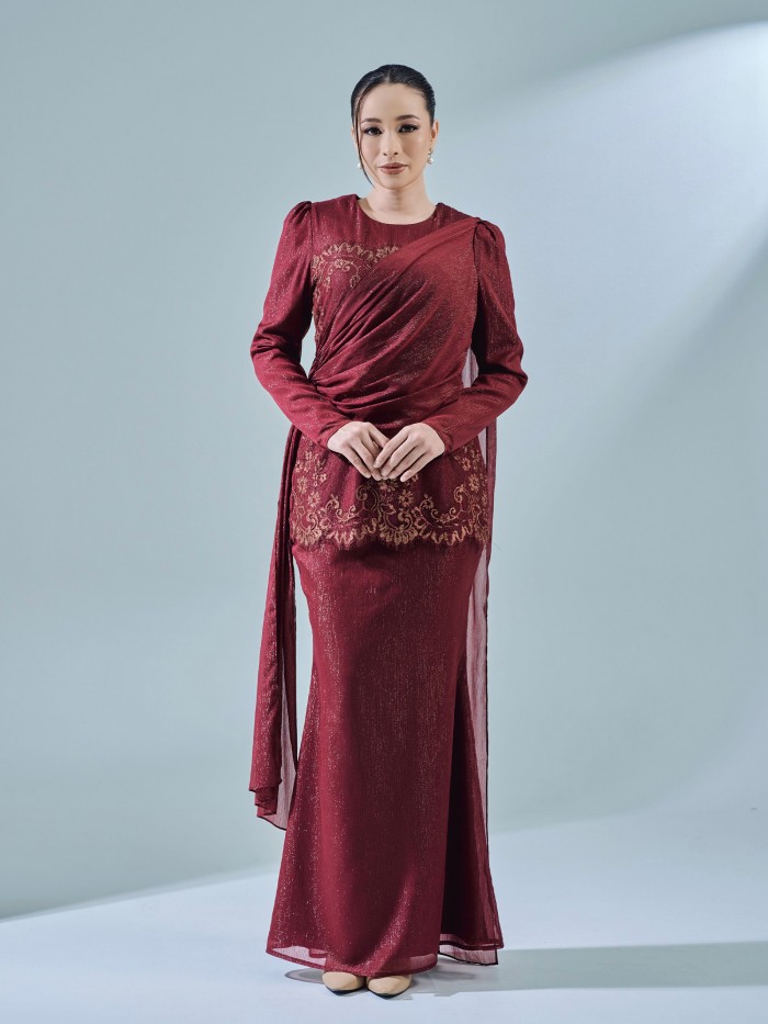 RESTIKA KURUNG - MAROON