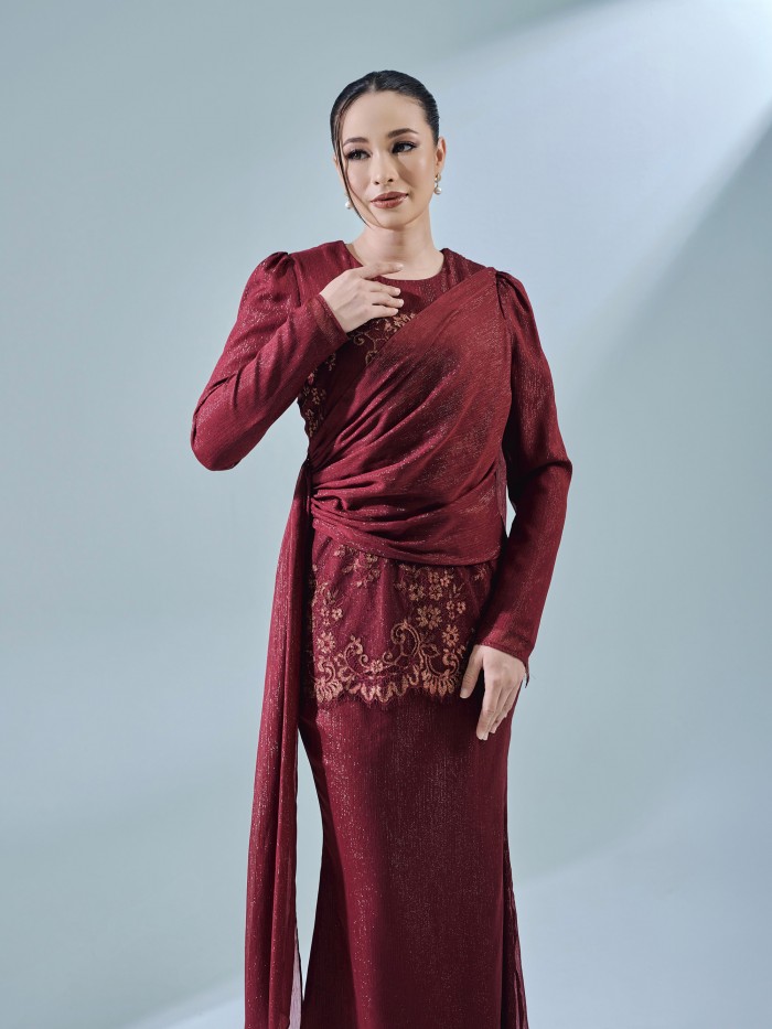 RESTIKA KURUNG - MAROON