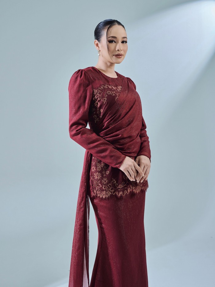 RESTIKA KURUNG - MAROON