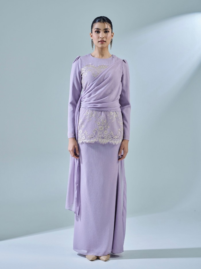 RESTIKA KURUNG - DUSTY LILAC