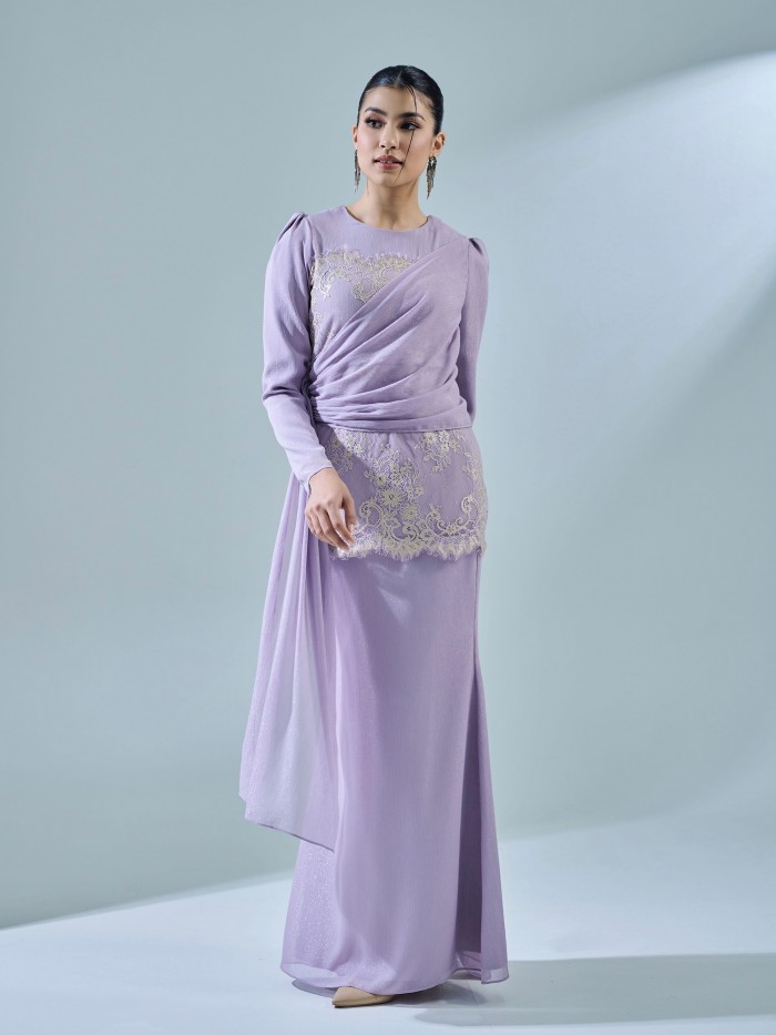 RESTIKA KURUNG - DUSTY LILAC