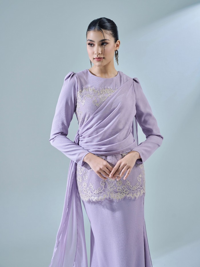 RESTIKA KURUNG - DUSTY LILAC