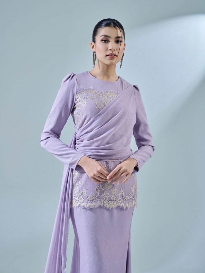 RESTIKA KURUNG - DUSTY LILAC