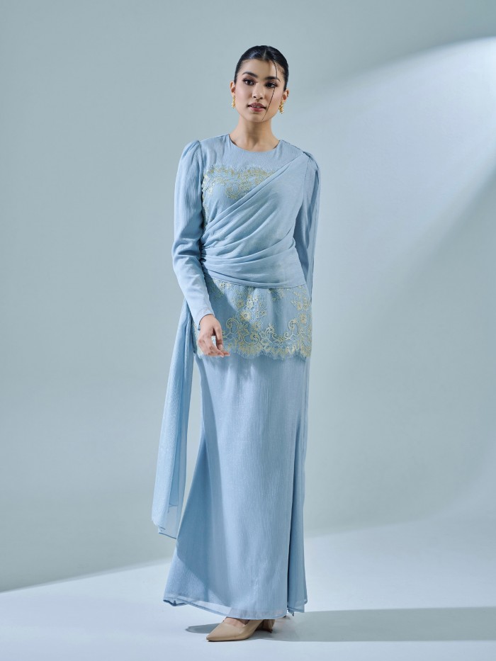 RESTIKA KURUNG - ASH BLUE