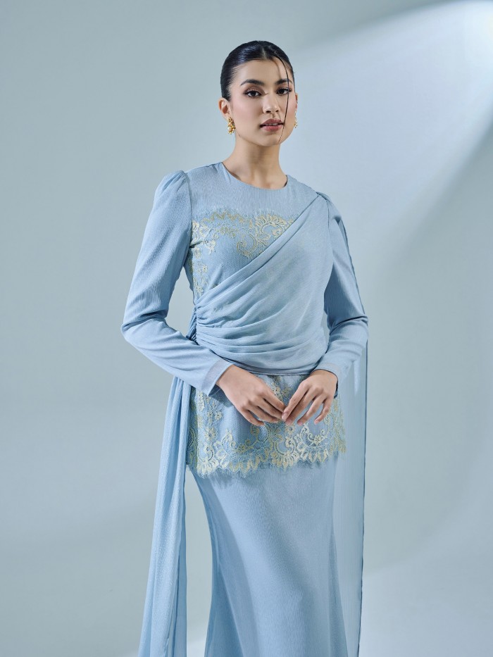 RESTIKA KURUNG - ASH BLUE