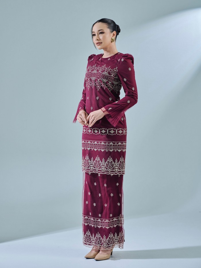 MIZAA KURUNG - BURGUNDY