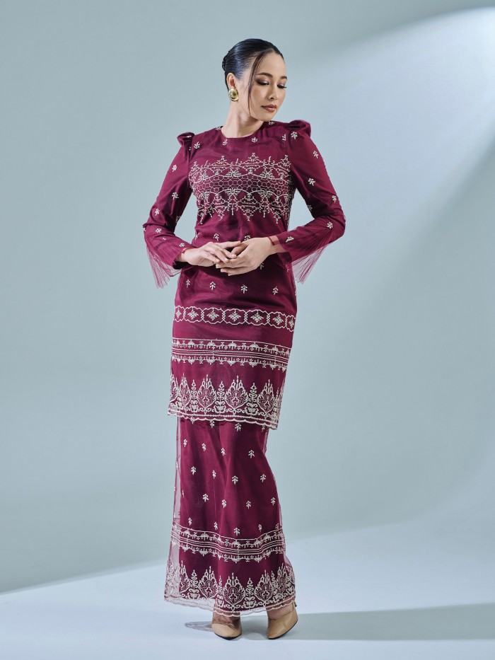 MIZAA KURUNG - BURGUNDY