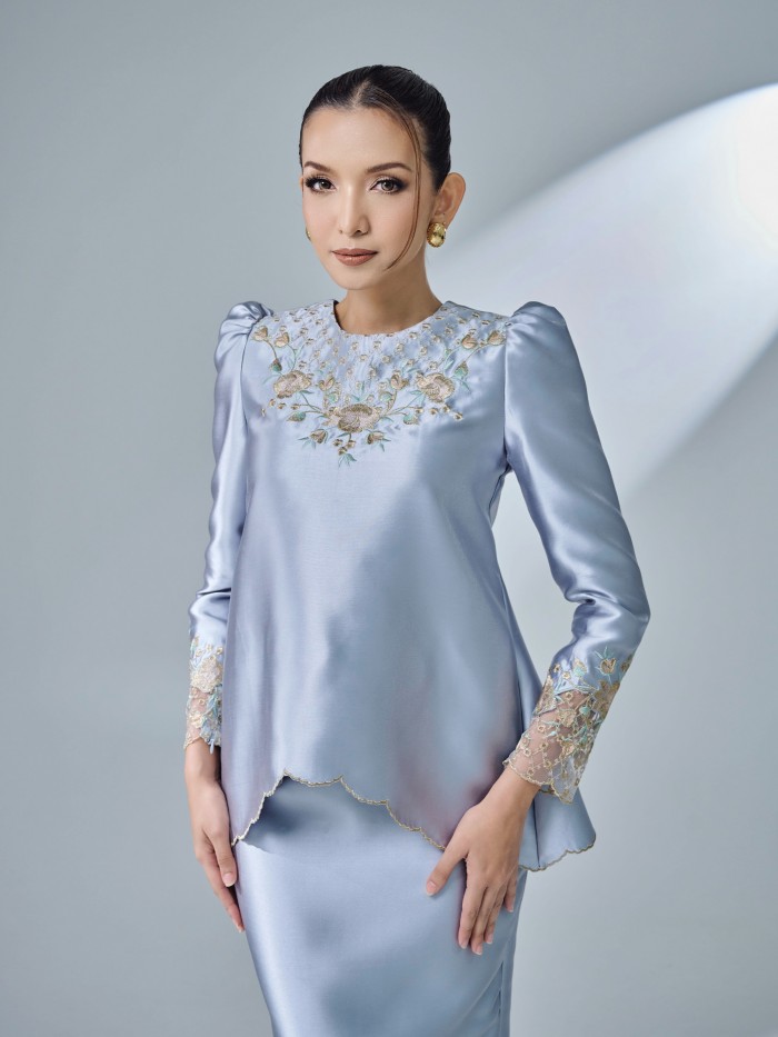 DIANY KURUNG - ASH BLUE