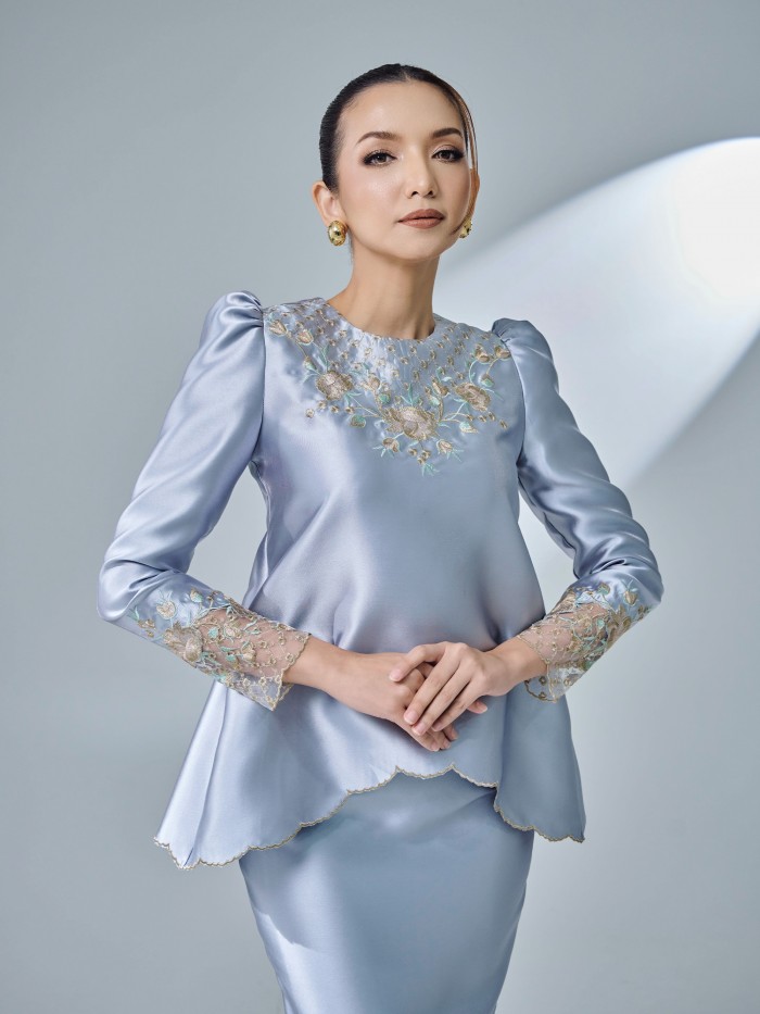 DIANY KURUNG - ASH BLUE