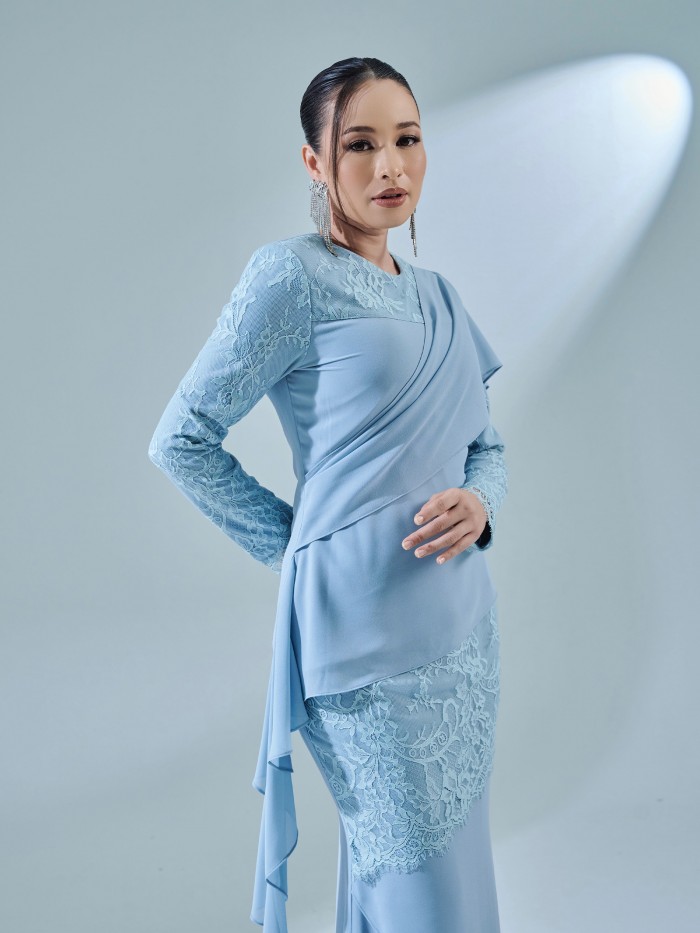 FAYRA KURUNG - DUSTY BLUE