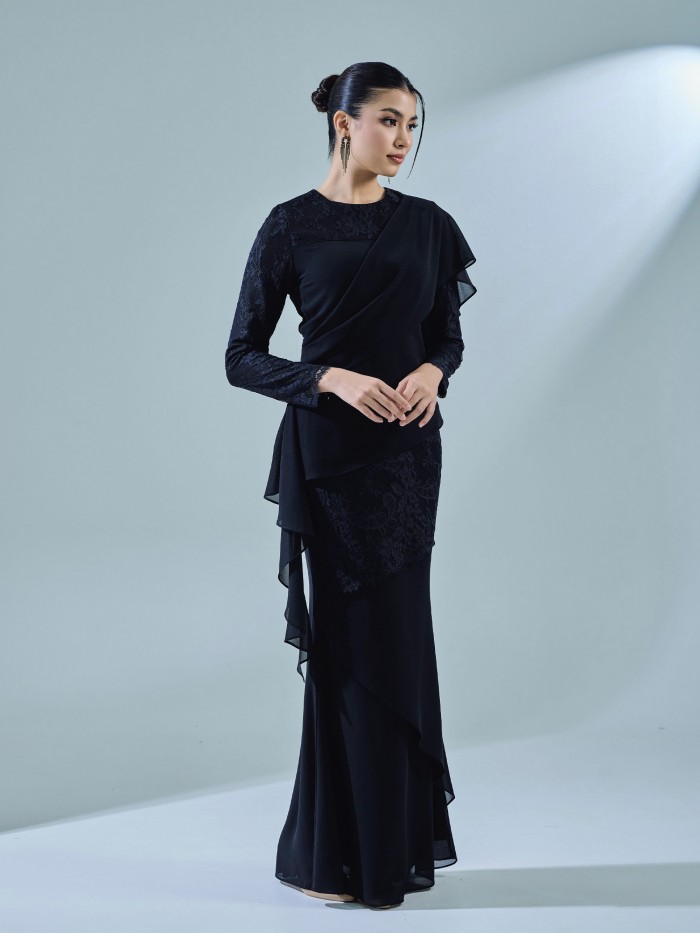 FAYRA KURUNG - BLACK