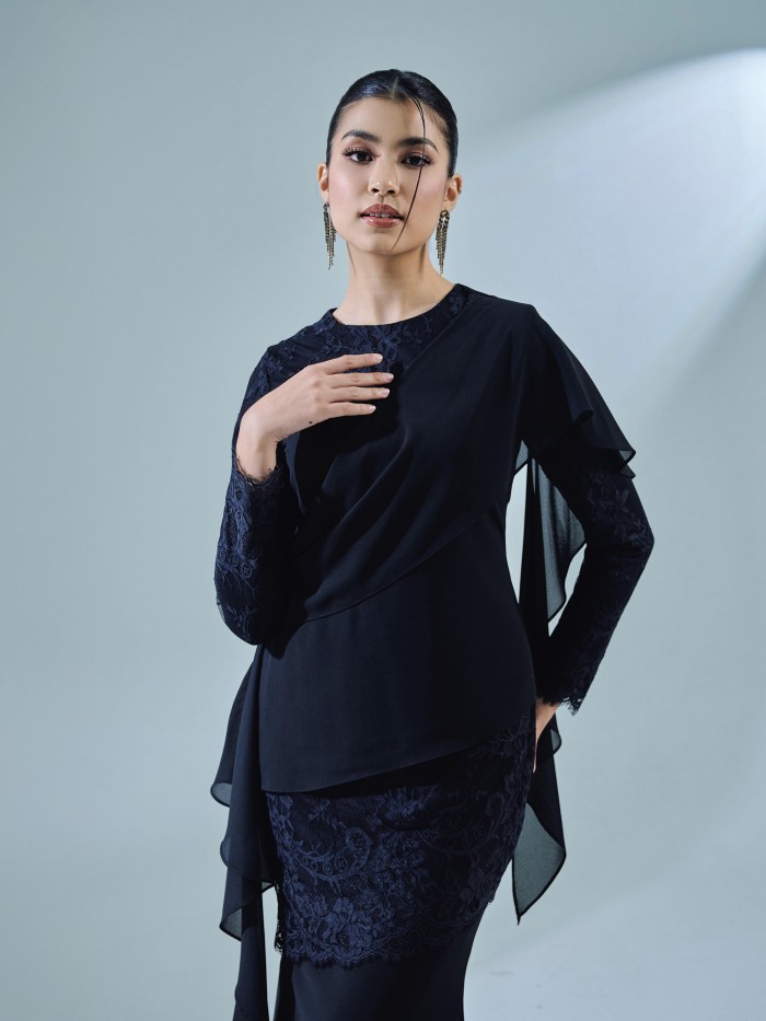 FAYRA KURUNG - BLACK