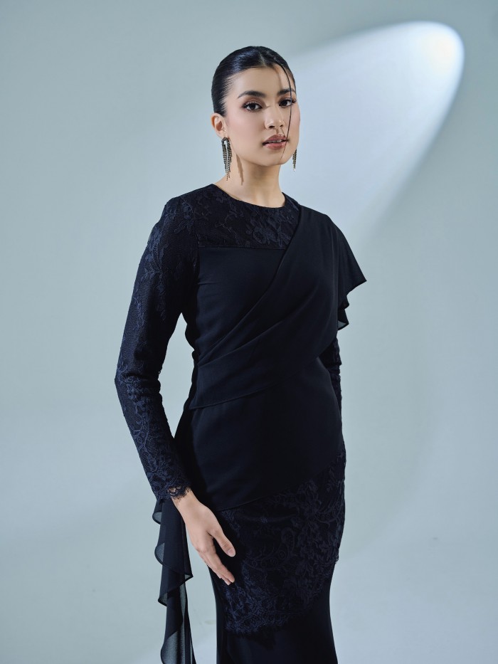 FAYRA KURUNG - BLACK