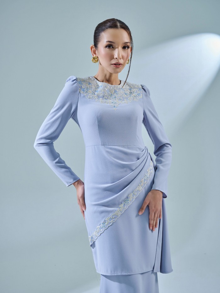 TIYANA KURUNG - ASH BLUE