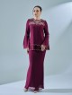 ISABELLA KURUNG - BURGUNDY