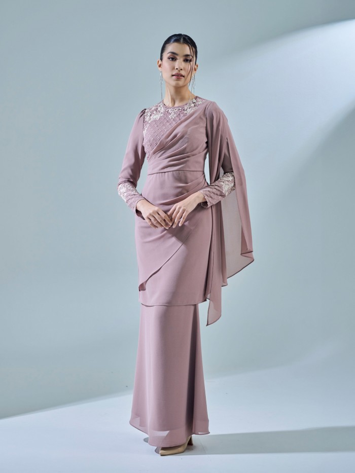 MISHELL KURUNG - DARK MAUVE