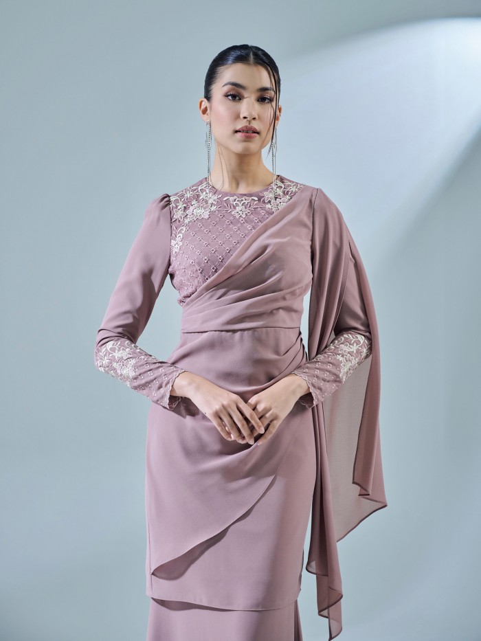 MISHELL KURUNG - DARK MAUVE