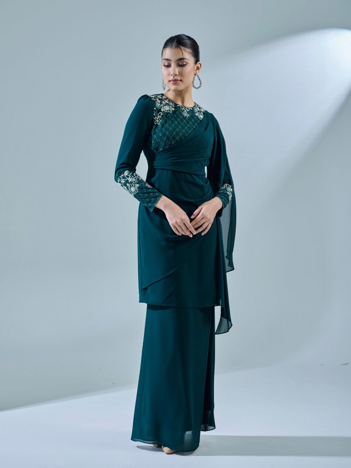 MISHELL KURUNG - EMERALD TEAL