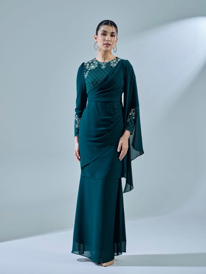 MISHELL KURUNG - EMERALD TEAL