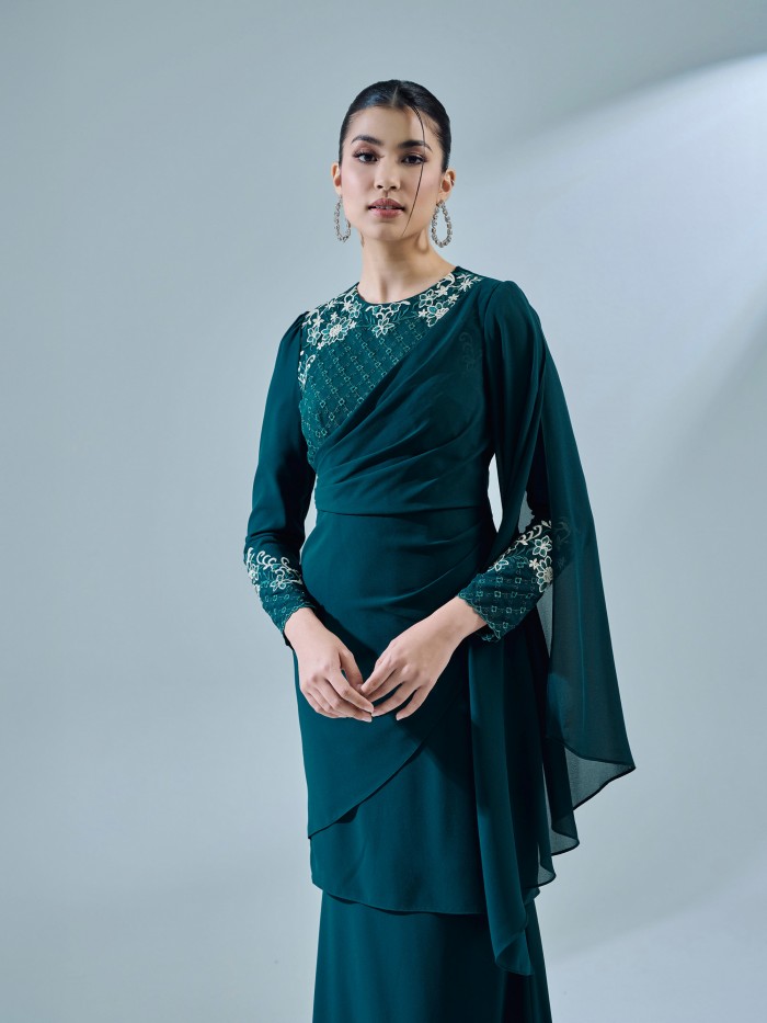 MISHELL KURUNG - EMERALD TEAL