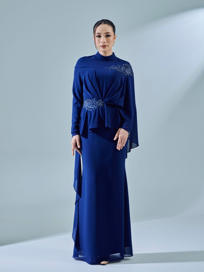 ERANI DRESS - NAVY