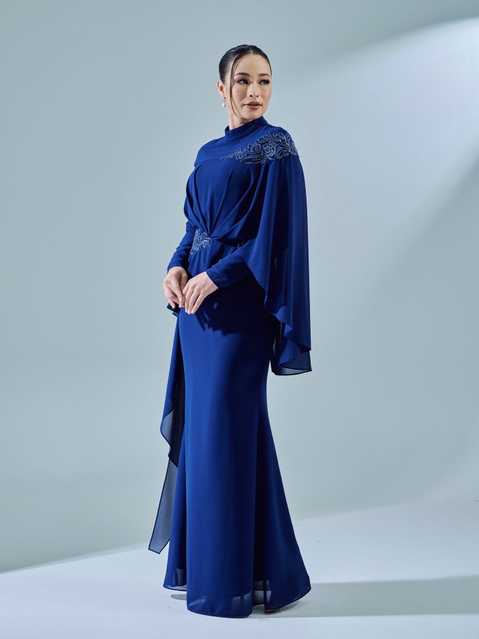 ERANI DRESS - NAVY