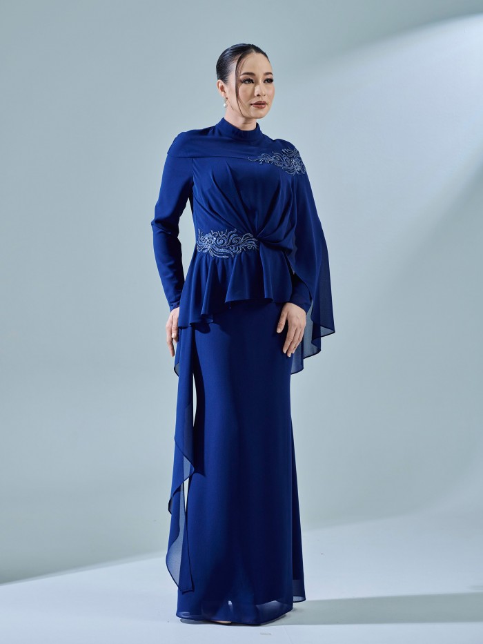 ERANI DRESS - NAVY