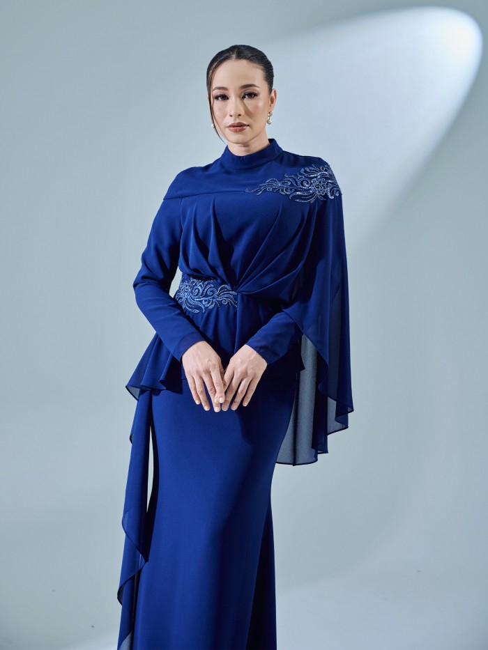 ERANI DRESS - NAVY