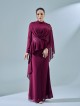 ERANI DRESS - BURGUNDY