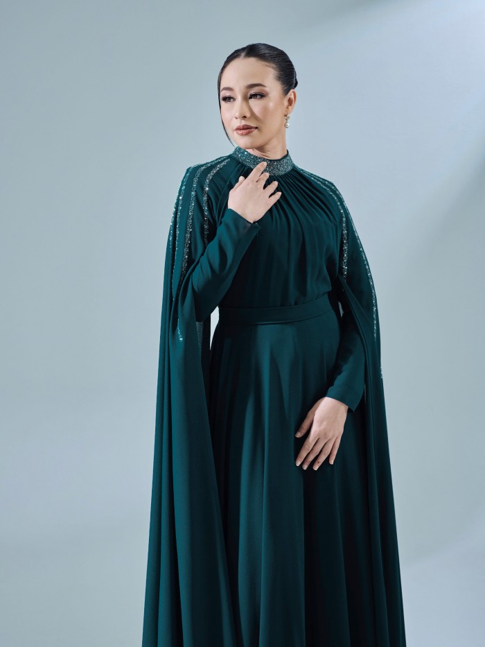 THALIA DRESS - EMERALD TEAL