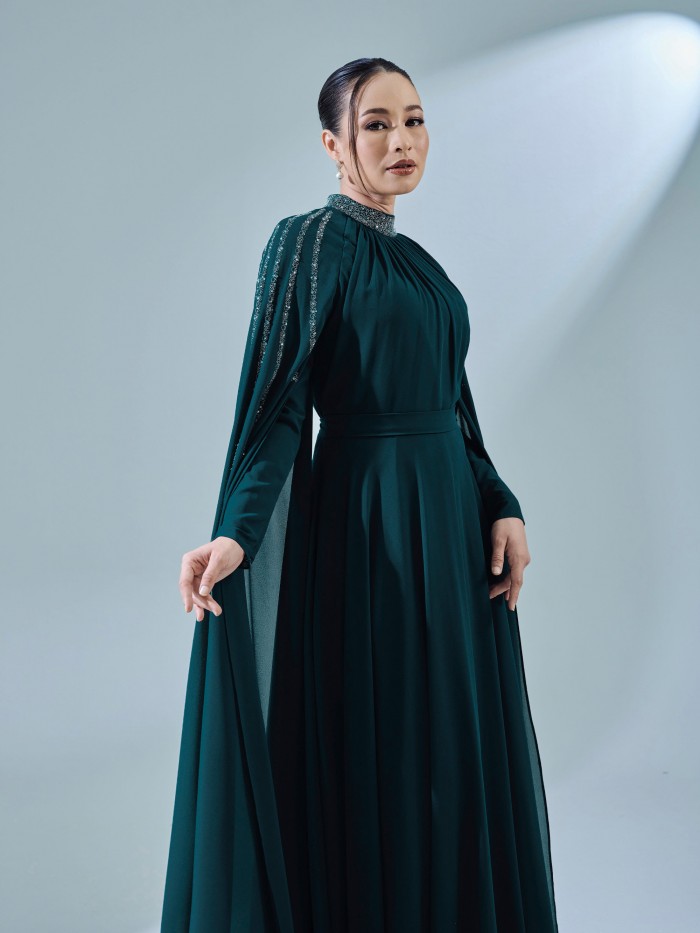 THALIA DRESS - EMERALD TEAL