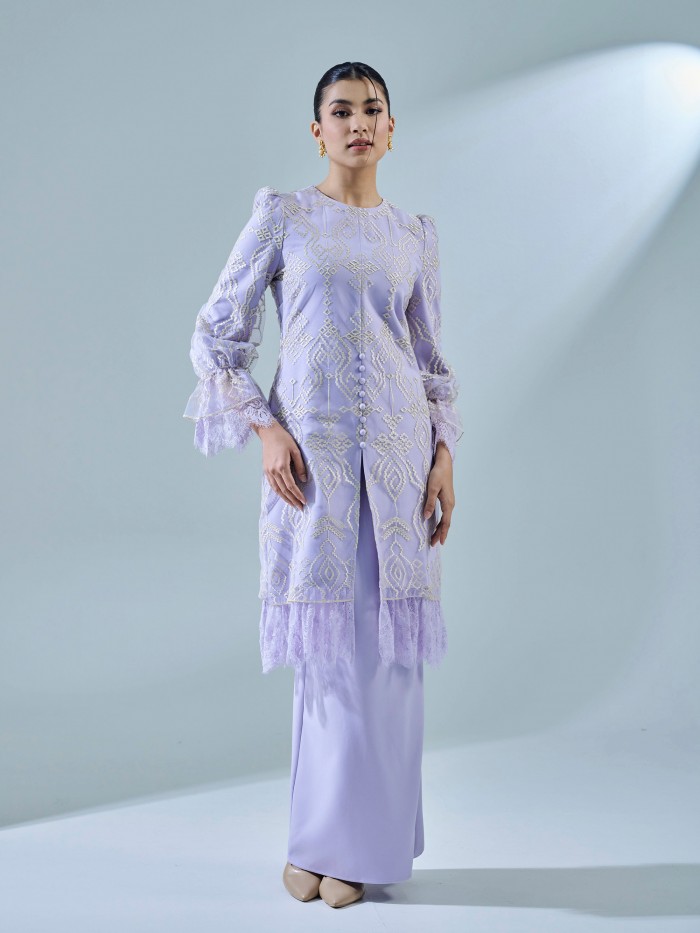 ESKARIA KURUNG - PASTEL LILAC