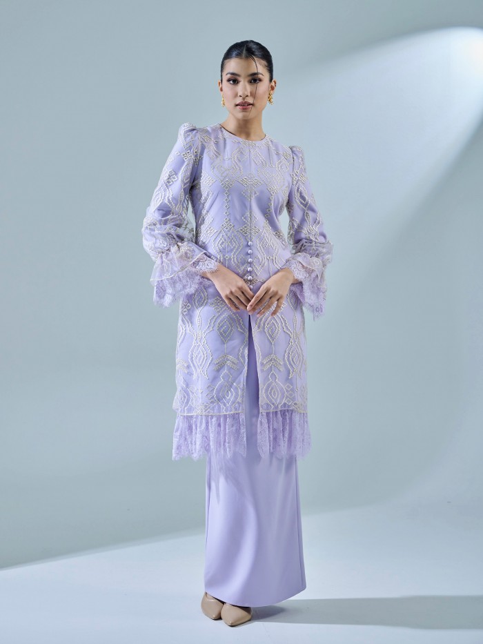 ESKARIA KURUNG - PASTEL LILAC